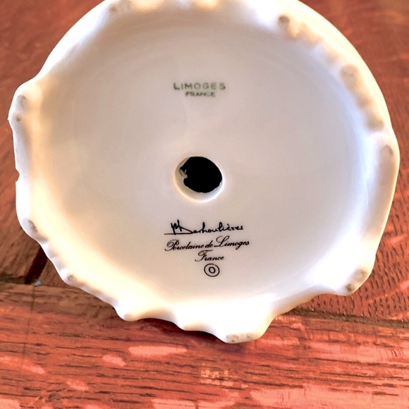 PRICE ⬇️ Porcelain Limoges France single candlestick. Its name Derhoulieves. - Picture 9 of 11